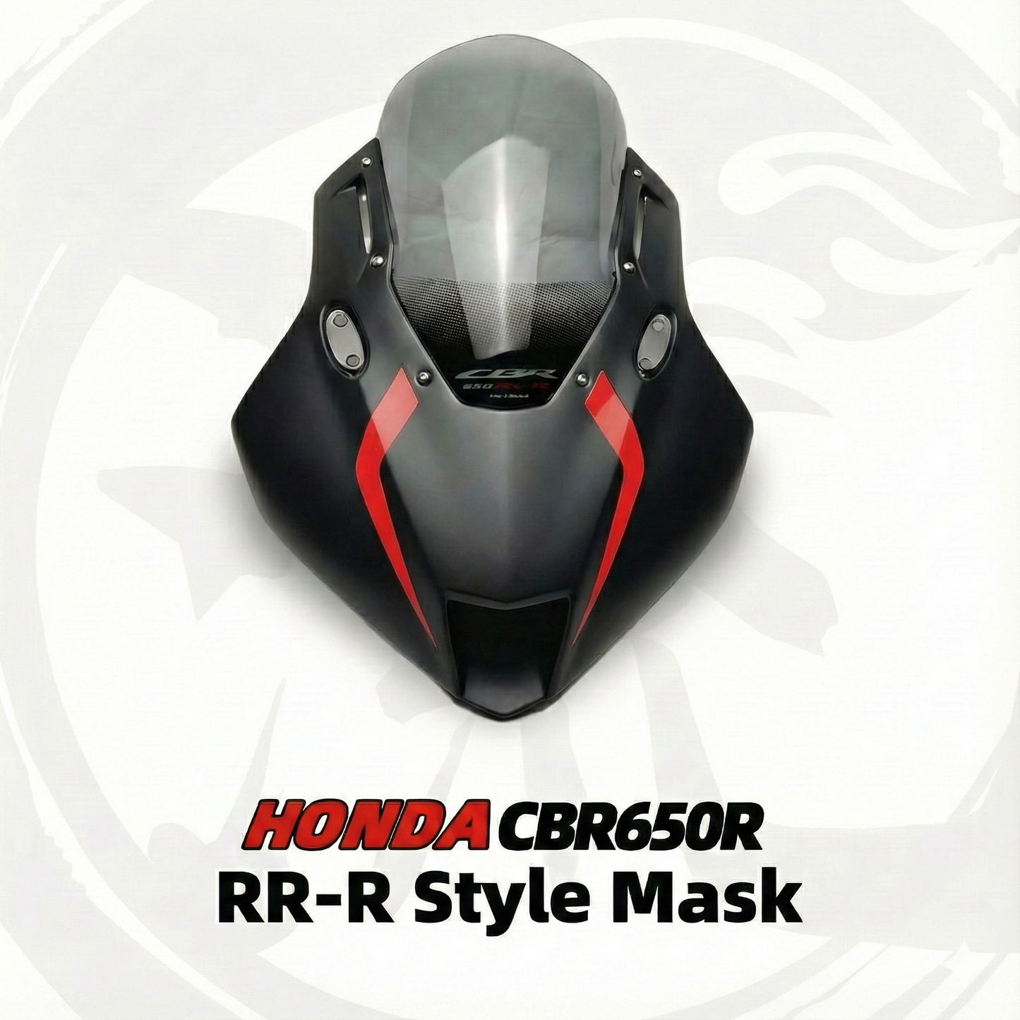 For 19-23 Honda CBR650R Modified 3R-Style Front Fairing | with Racing Windshield | No-damage install