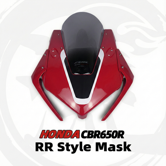 For Honda CBR650R Modified 1000RR-Style Front Fairing | with Racing Windshield | Fits year 2019-2023 - Red image 1