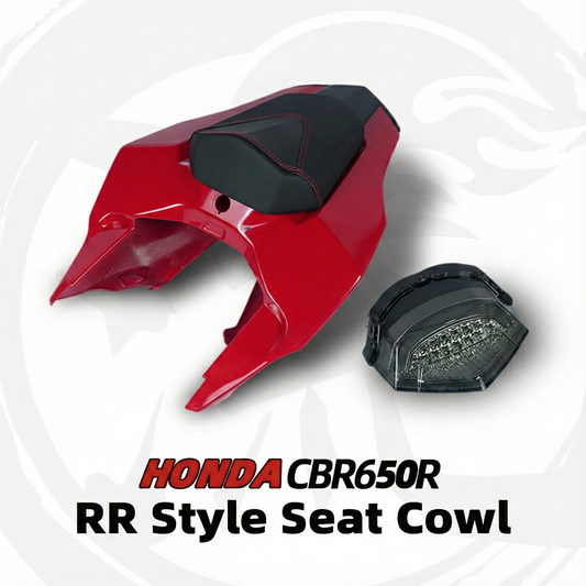 For Honda CBR650R Modified 1000RR-Style Seat Cowl | USA Tail light | Integrated turn signals