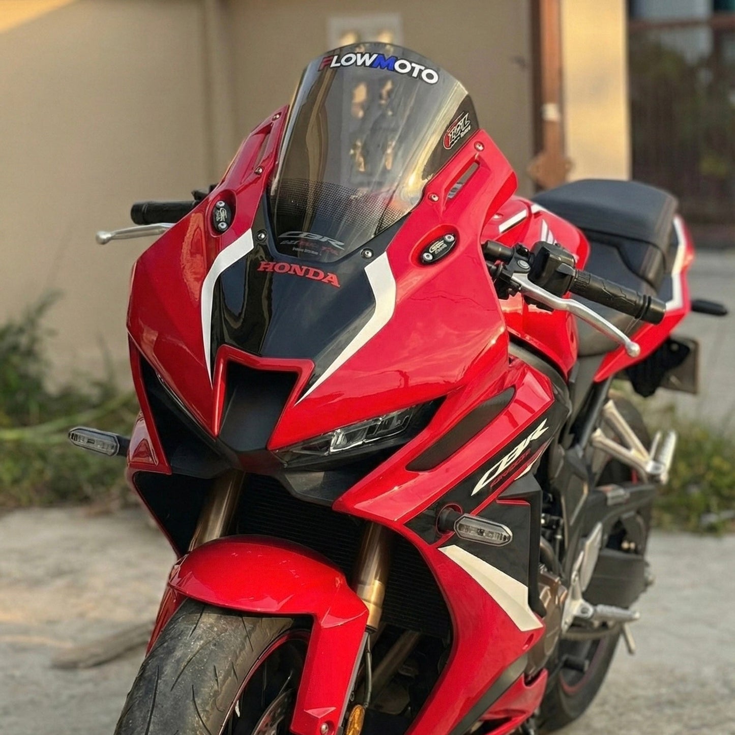 For 19-23 Honda CBR650R Modified 3R-Style Front Fairing | with Racing Windshield | No-damage install