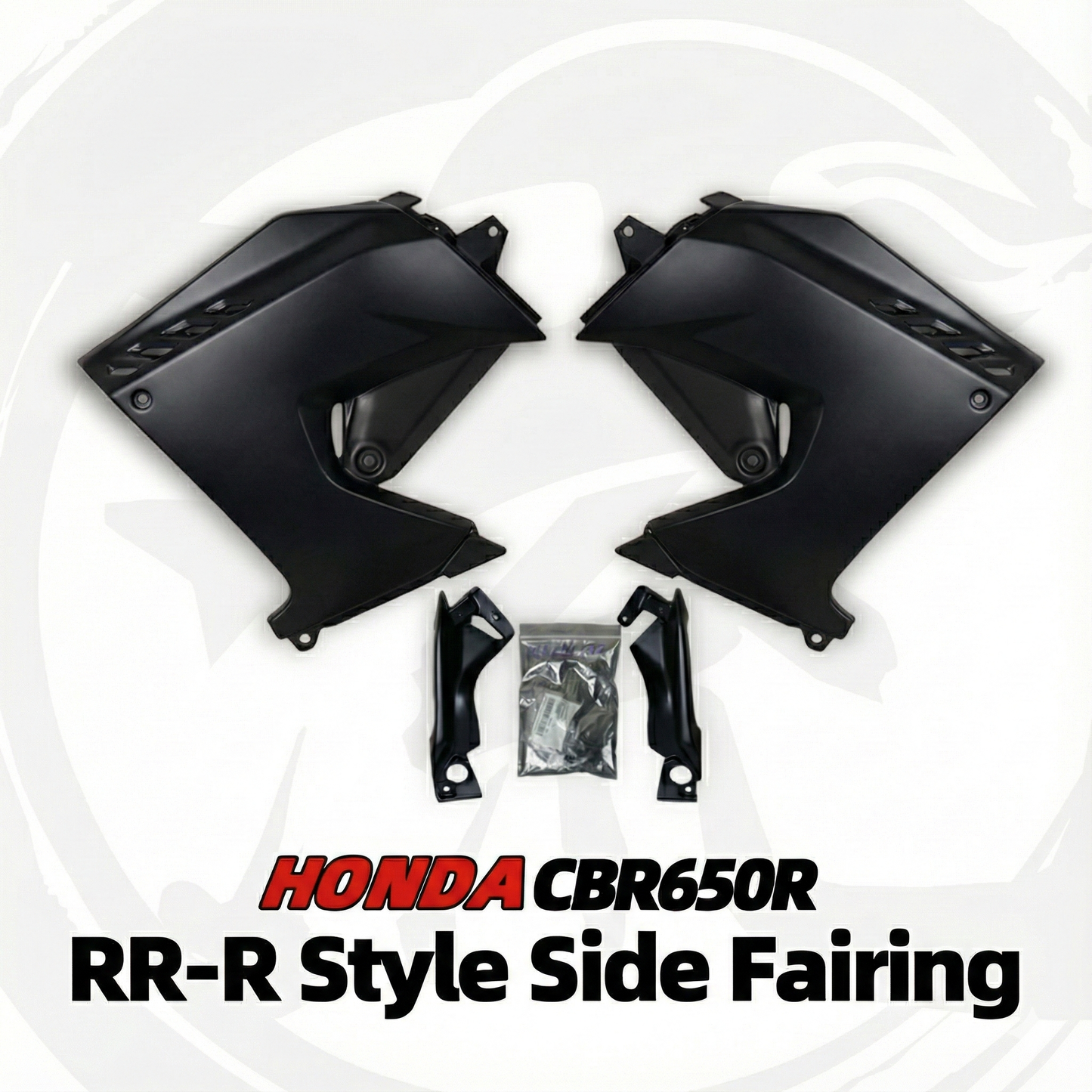 For CBR650R Modified 3R-style side fairing panel｜Fits 2019-2023