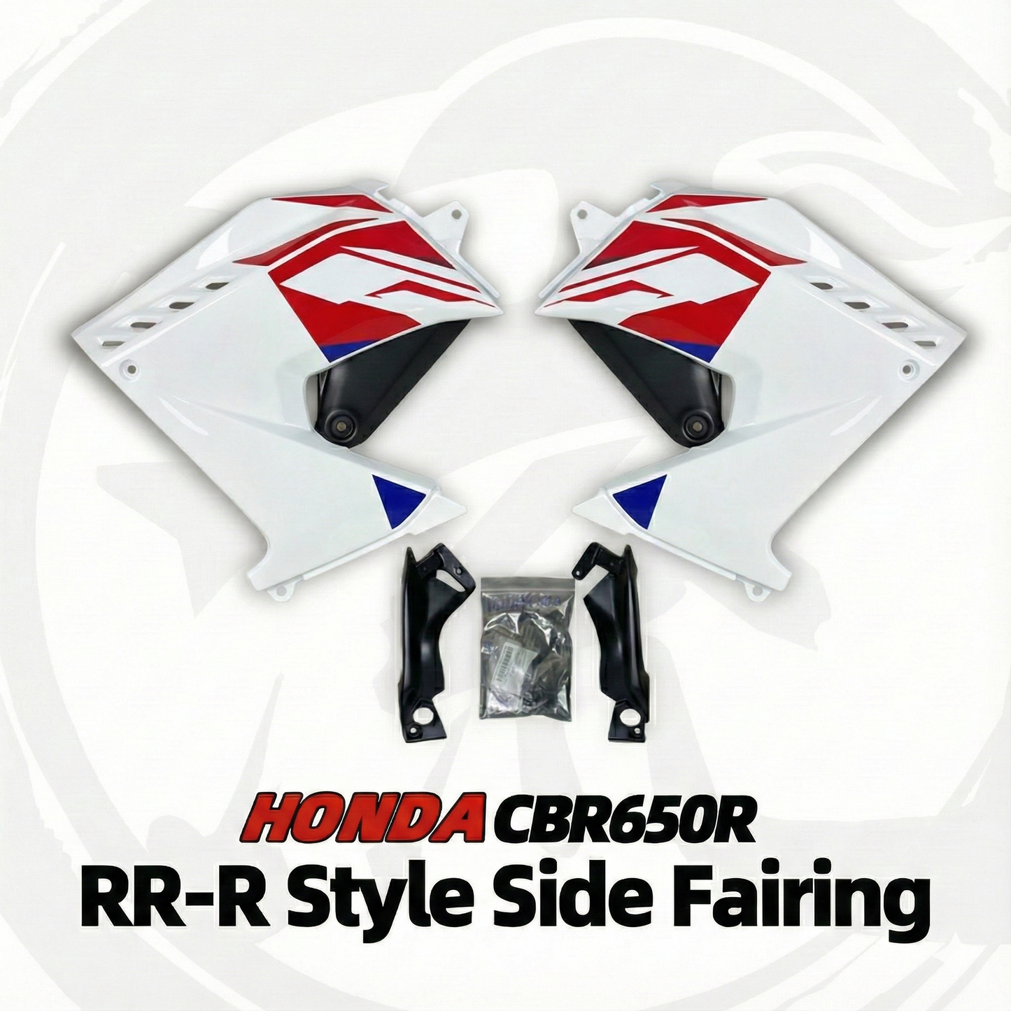 For CBR650R Modified 3R-style side fairing panel｜Fits 2019-2023
