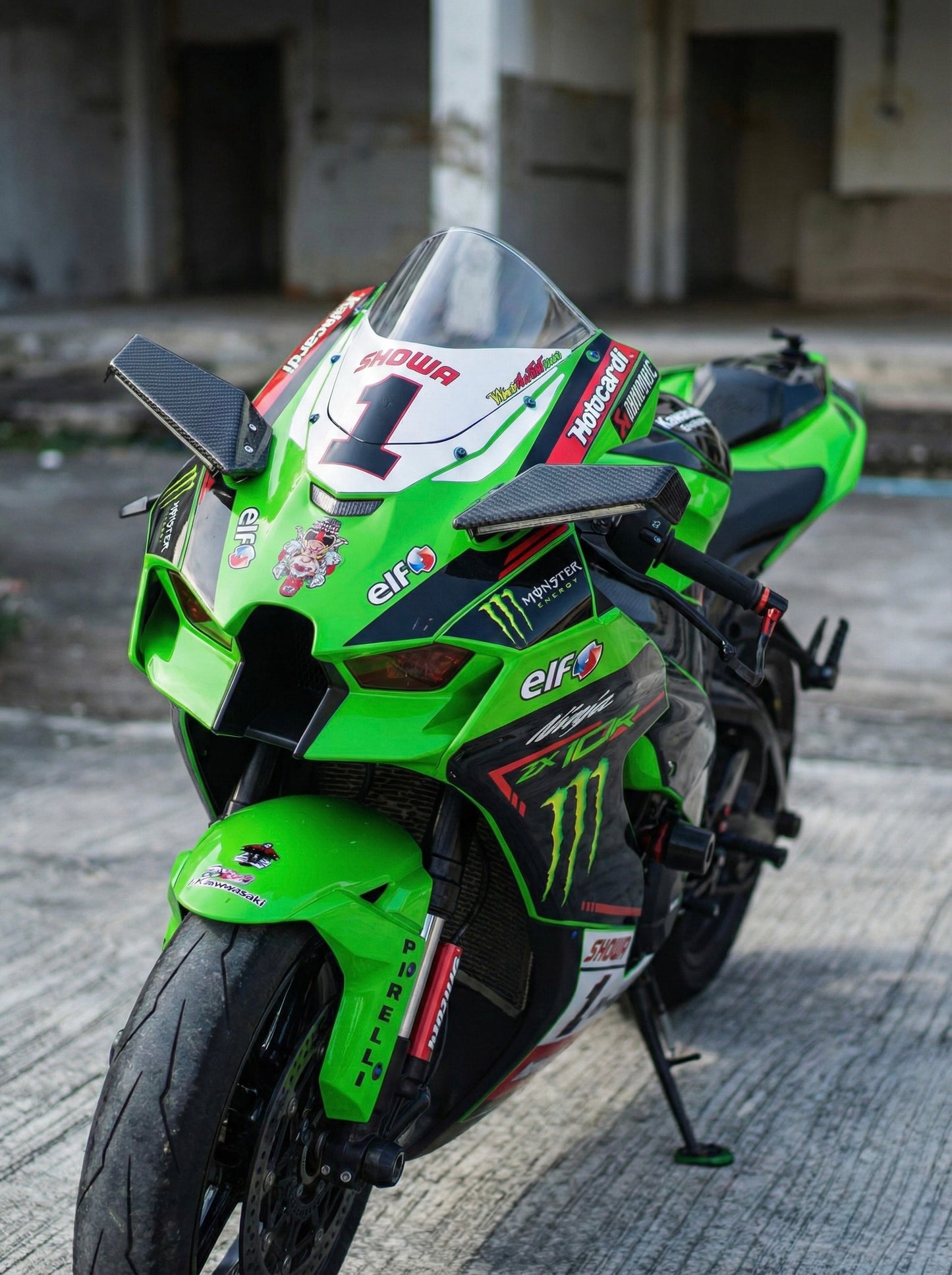For Kawasaki ZX10R 2011-2026 Mirror Winglets with Integrated LED Turn Signals | High-Quality Dry Carbon image 6