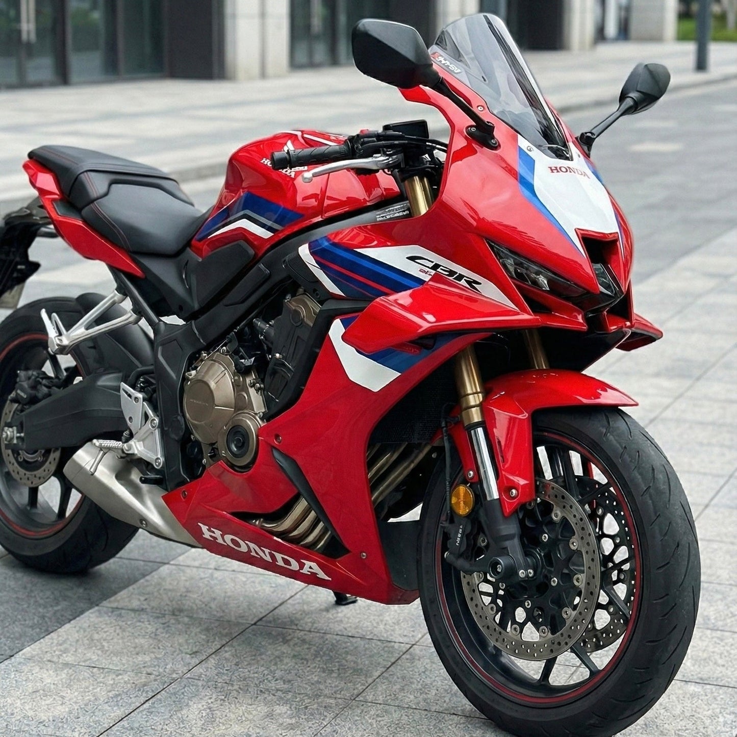 For 19-23 Honda CBR650R Modified 3R-Style Front Fairing | with Racing Windshield | No-damage install