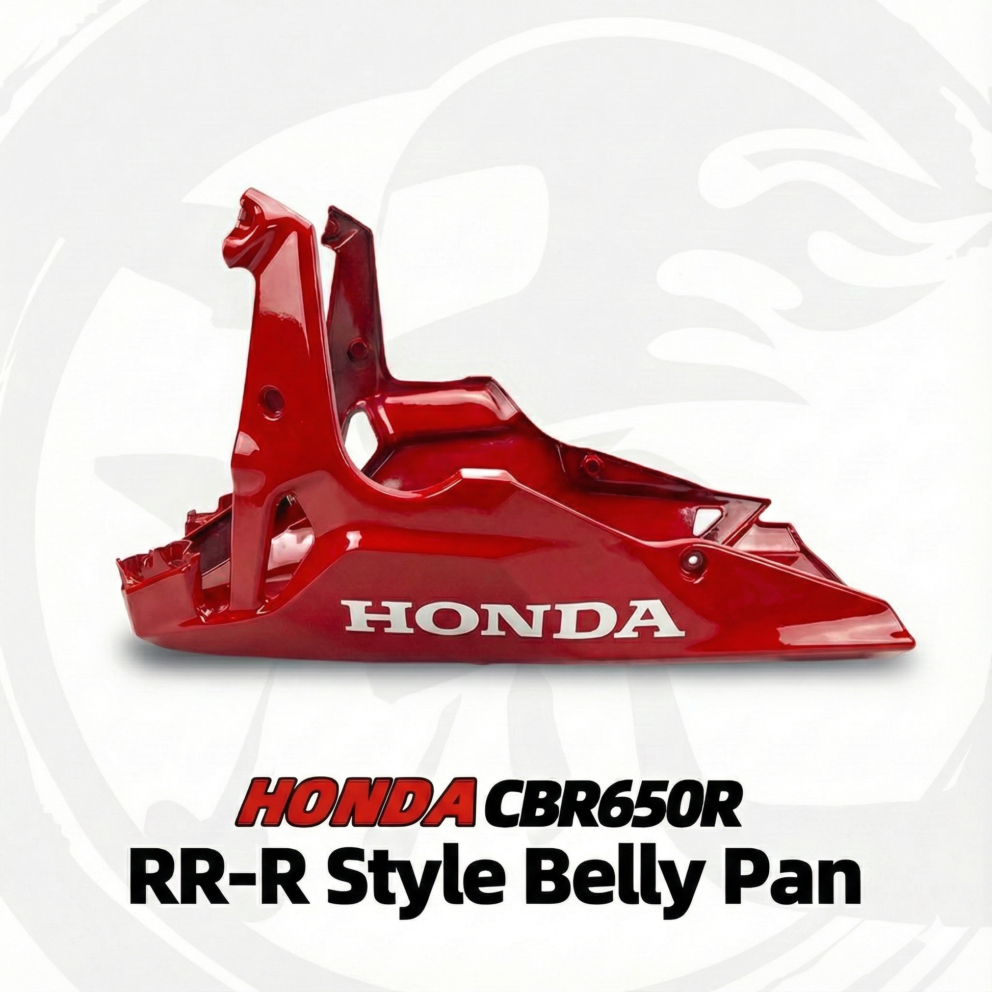 For 2024+ Honda CBR650R Modified 1000RRR-Style Extend Belly Pan | Lower Fairing | High-Quality - Red image 1