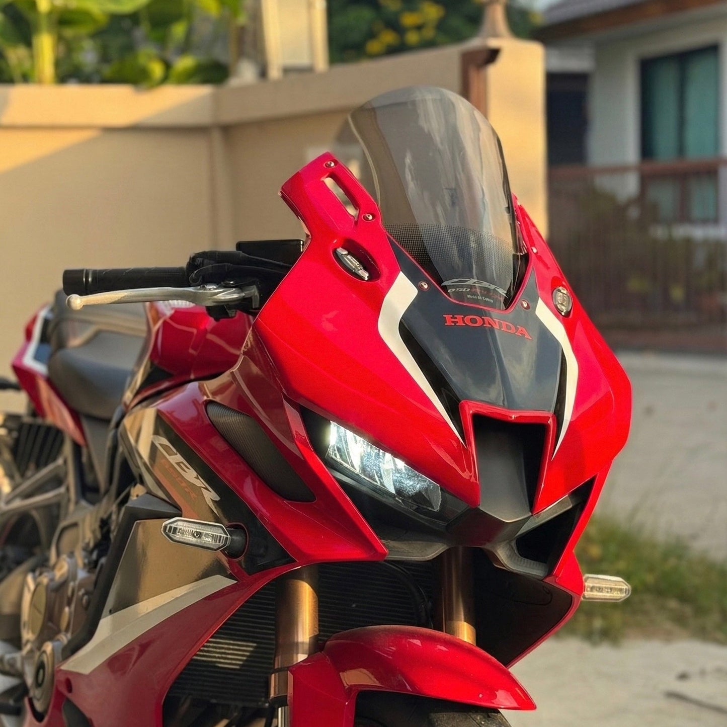 For 19-23 Honda CBR650R Modified 3R-Style Front Fairing | with Racing Windshield | No-damage install