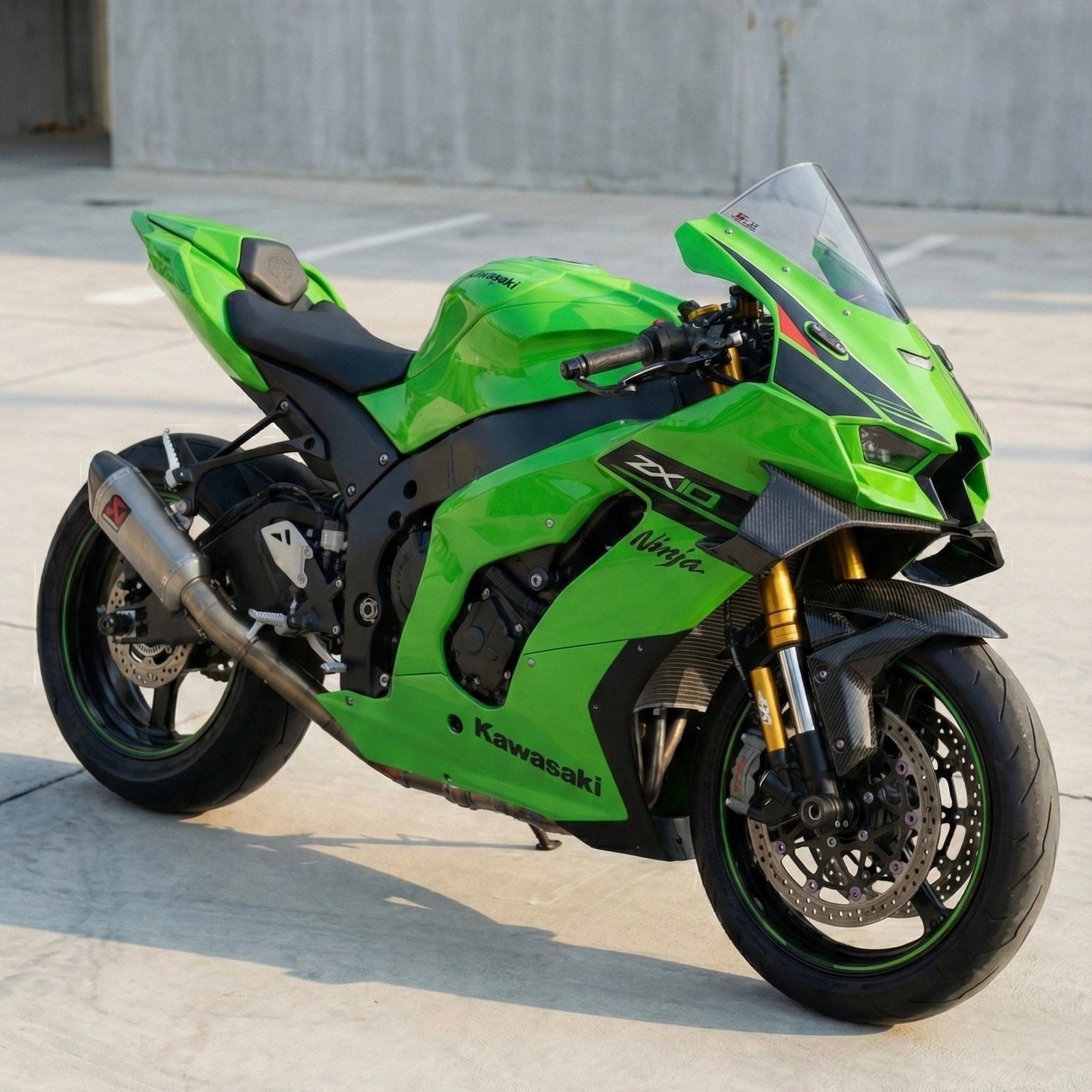 For 2021+ Kawasaki Ninja ZX-10R Pure Carbon Winglet image 11