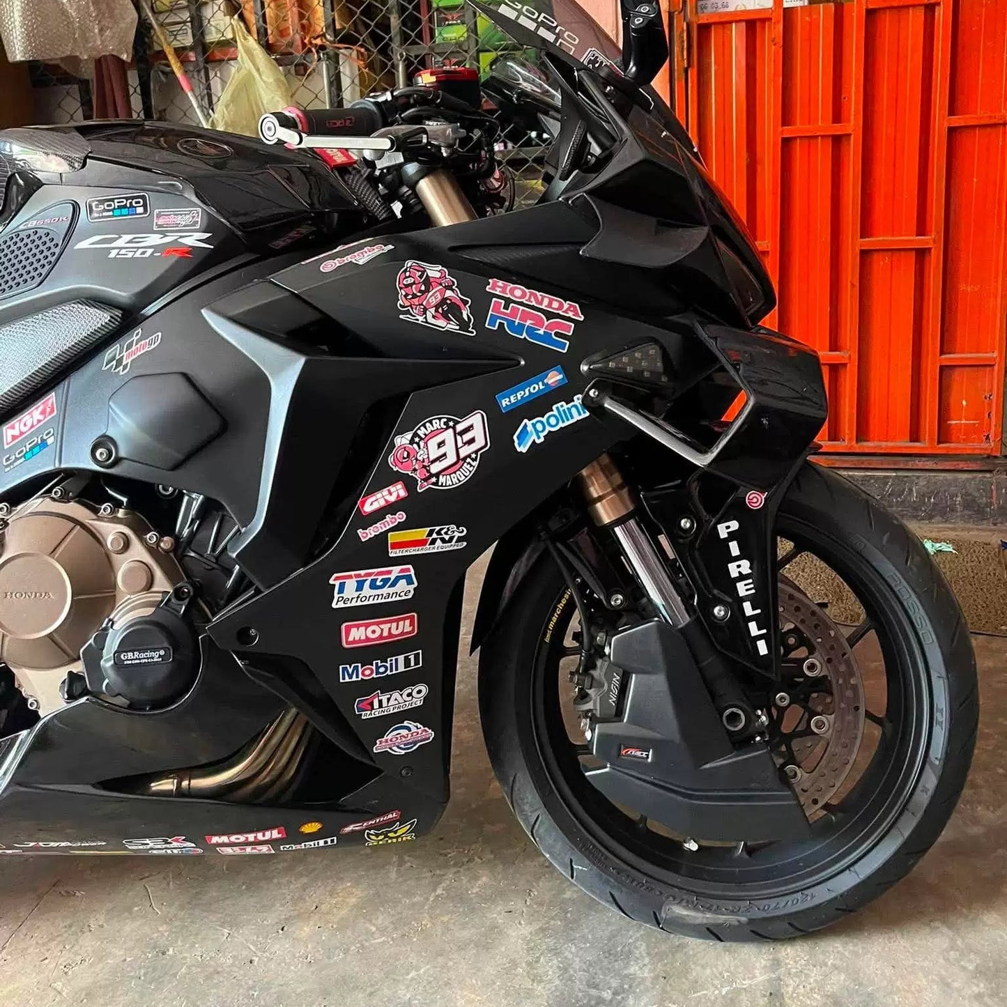 For CBR650R 2019-2026 Front Brake Cooling Duct
