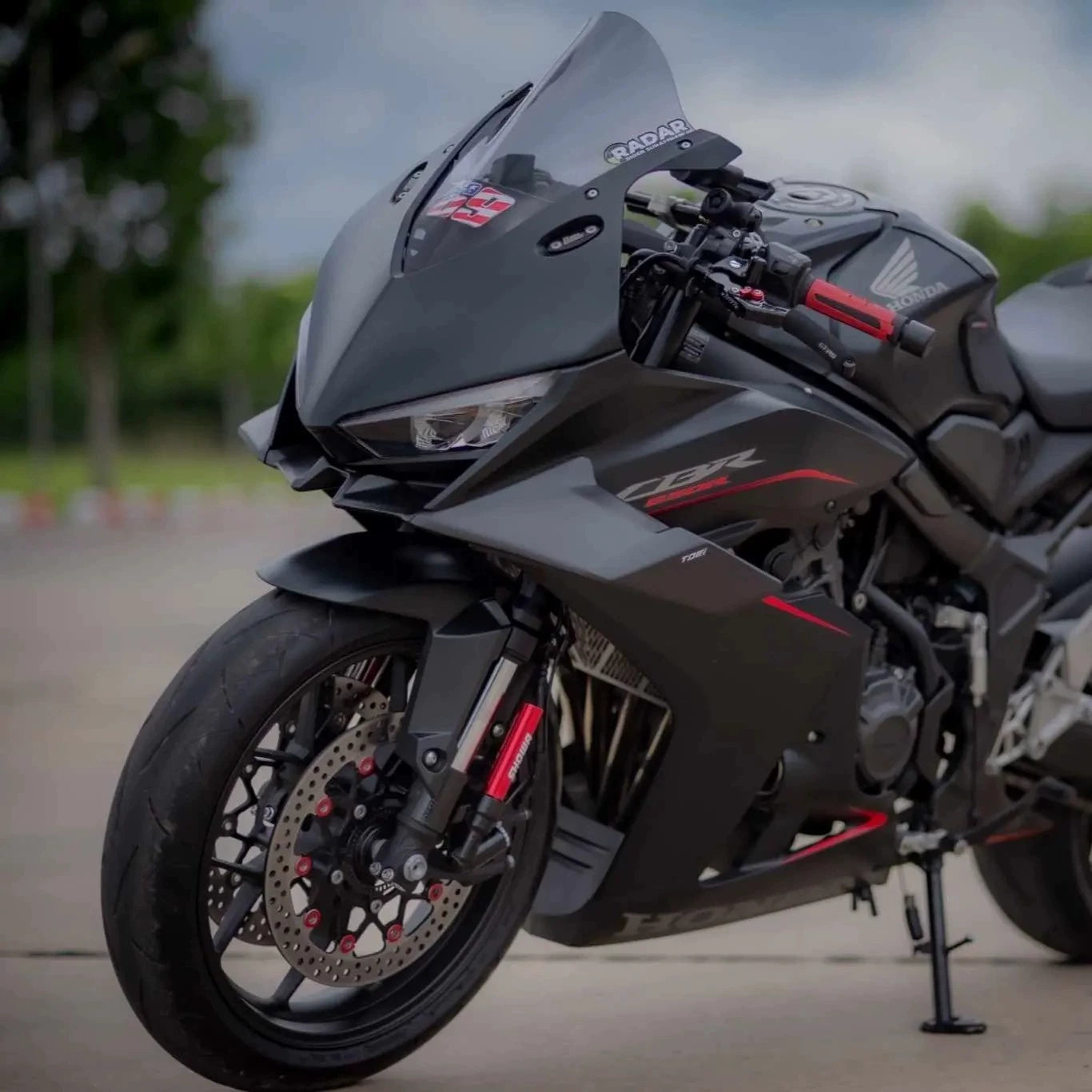 For 2024+ Honda CBR650R GP-Style Winglet Lower Spoiler