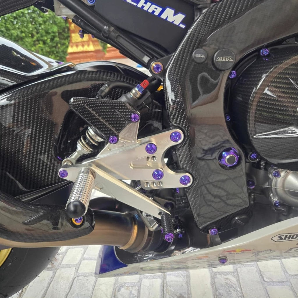 For Honda CBR1000RR-R Modified Racing Rearsets｜Multiple positions adjustable