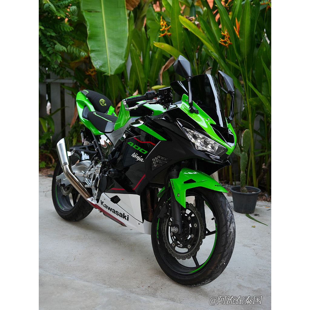 For Kawasaki ninja400 modified in H2R style Full fuel tank cover No-damage Install Fits 2018-2025