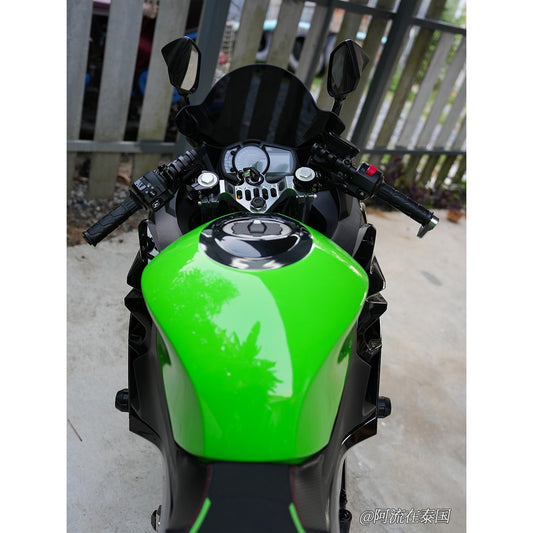 For Kawasaki ninja400 modified in H2R style Full fuel tank cover No-damage Install Fits 2018-2025