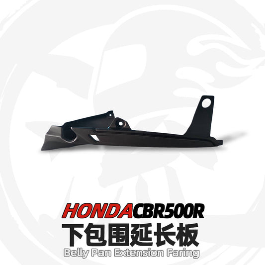 For Honda CBR500R Modified 1000RR-Style Extend Belly Pan Panel Lower Fairing Fits 2019-2023 ABS