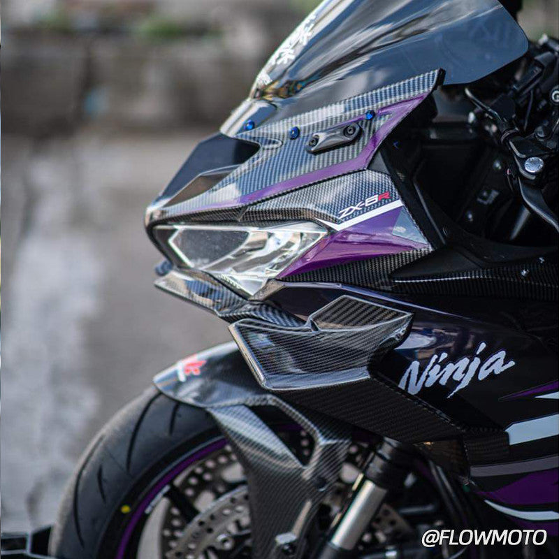 For Kawasaki Ninja ZX-6R Pure Carbon Winglet
