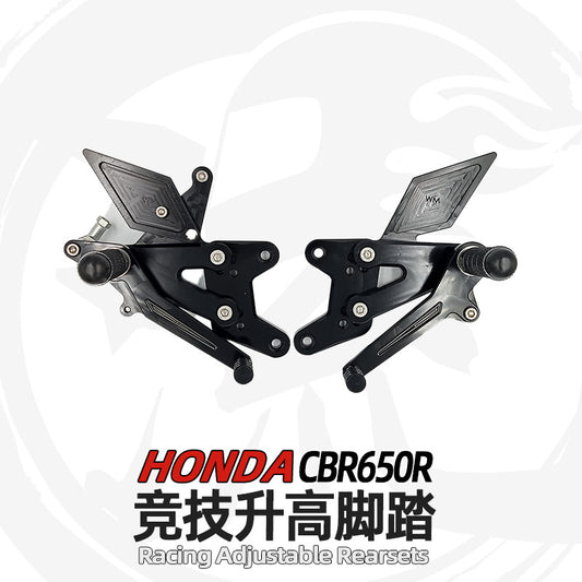 For Honda CBR650R modified Racing rearsets Multiple positions adjustable