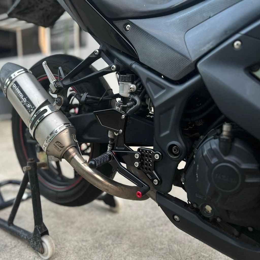 For Yamaha R3 modified Racing rearsets Multiple positions adjustable