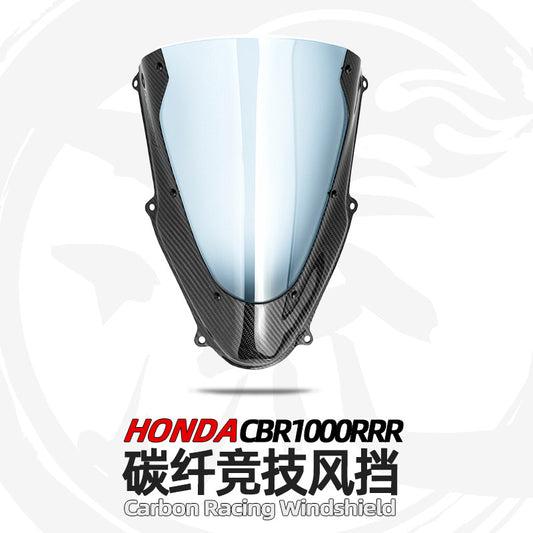 Honda cbr1000rrr modified Carbon Racing Windshield｜pure carbon｜Low wind resistance