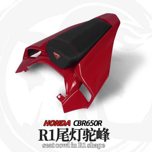 For Honda CBR650R R1-Style Seat Cowl with Tail light&Seat | High-Quality Fiberglass | No-damage