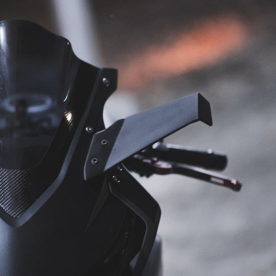 For Honda CBR650R 2019-2024 Mirror Winglets with Integrated LED Turn Signals｜High-Quality Dry Carbon