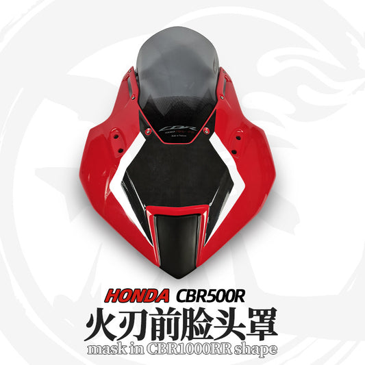 Honda CBR500R 3R-Style Front Fairing & Racing Windshield｜Fits 2019-2024｜High-Quality ABS｜No-damage