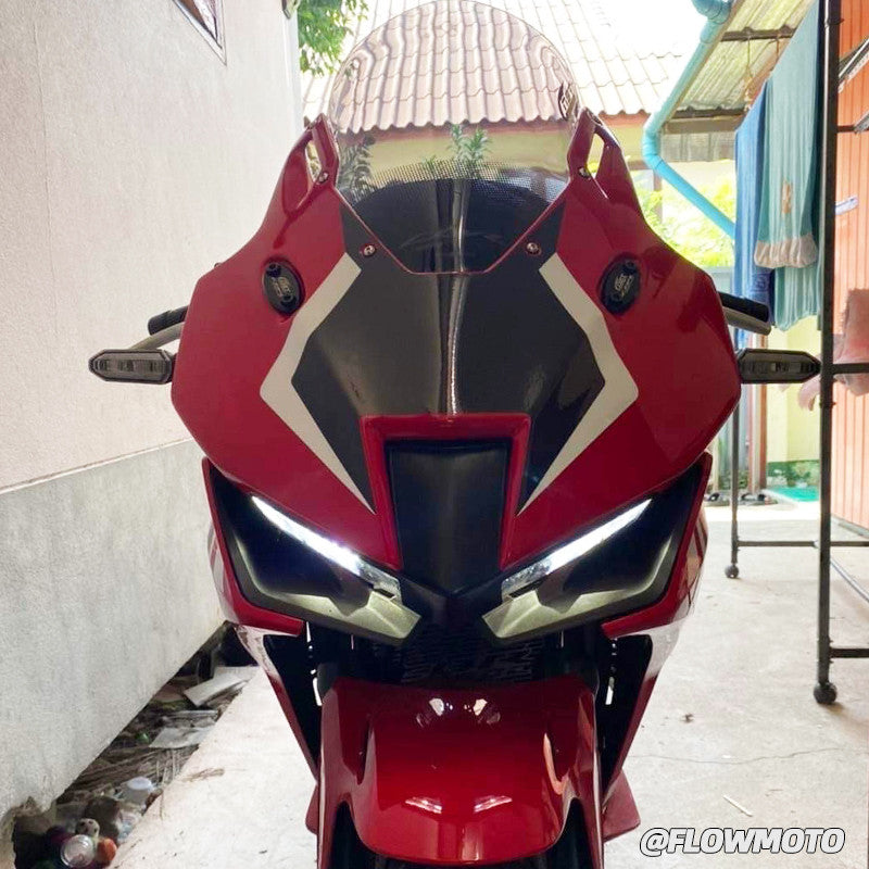 Honda CBR500R 3R-Style Front Fairing & Racing Windshield｜Fits 2019-2024｜High-Quality ABS｜No-damage