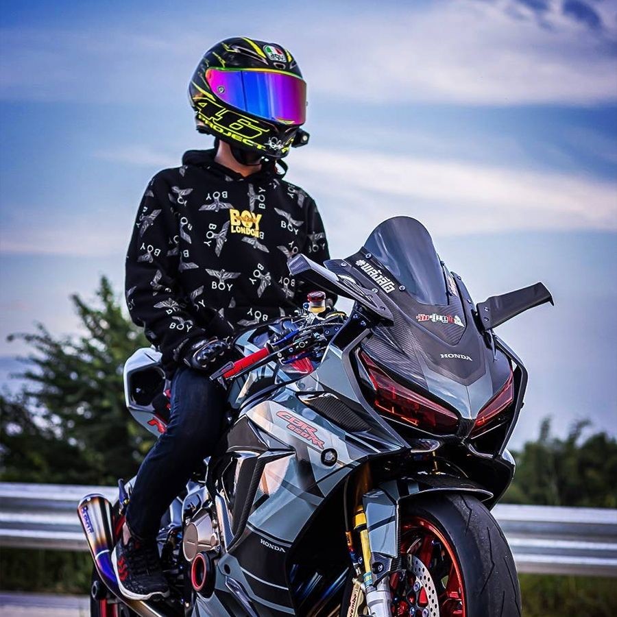 For Honda CBR650R 2019-2024 Mirror Winglets with Integrated LED Turn Signals｜High-Quality Dry Carbon