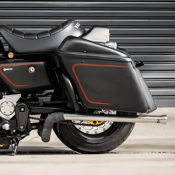 For Honda Monkey125 modified Harley-Davidson Style Side Boxes and Metal bracket image 9