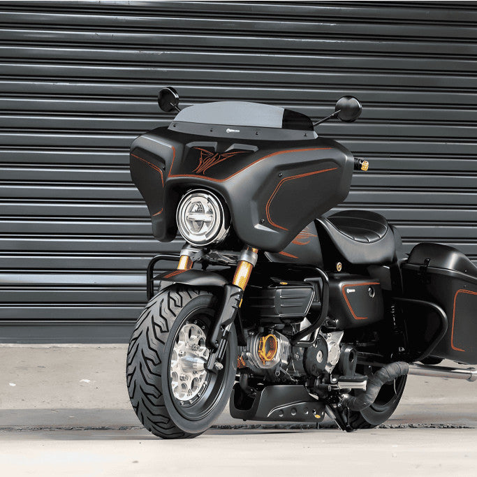 For Honda Monkey125 modified Harley-Davidson Style Lower Fairing | Belly Pan image 3