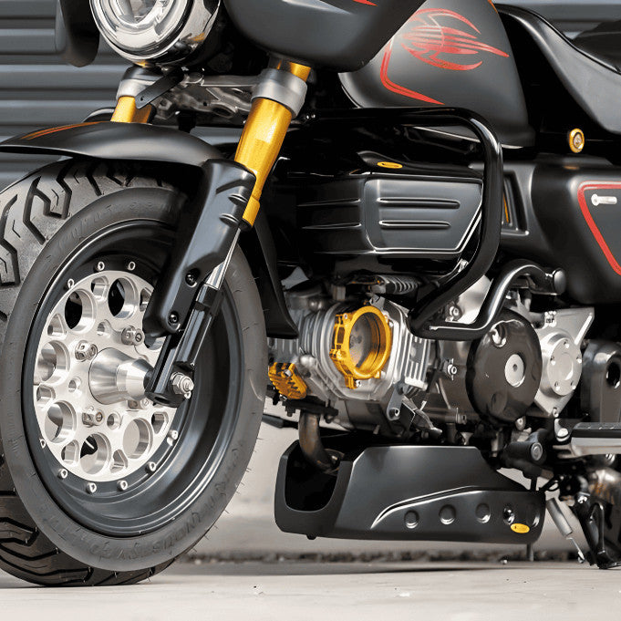 For Honda Monkey125 modified Harley-Davidson Style Air Filter Covers (L&R) image 9