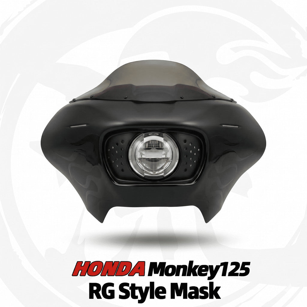 For Honda Monkey125 modified Harley-Davidson RG Style Mask and Windshield image 10