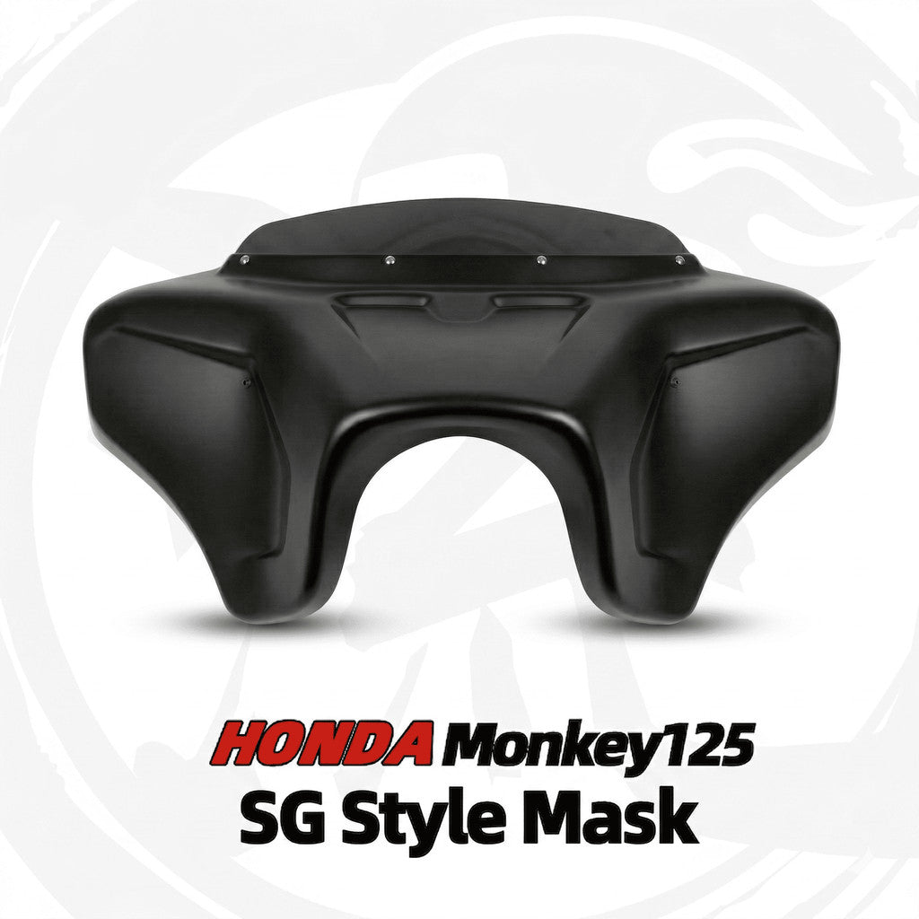 For Honda Monkey125 modified Harley-Davidson SG Style Mask and Windshield - SG Style Mask image 1