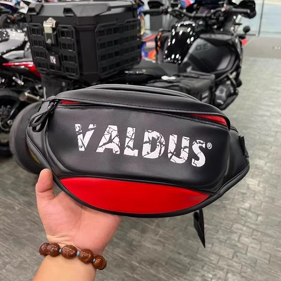 Valdus Motorcycle Rider Backpack｜Waist Bag｜Premium Leather Carbon Fiber｜High-Quality Riding Gear