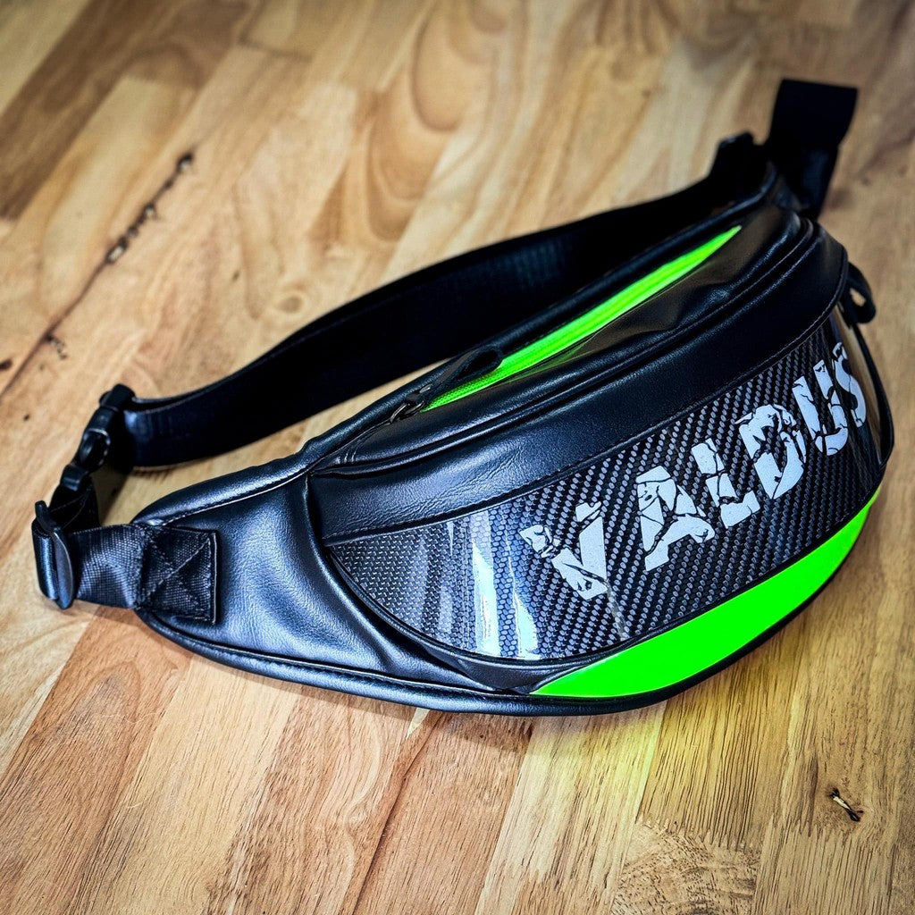 Valdus Motorcycle Rider Backpack｜Waist Bag｜Premium Leather Carbon Fiber｜High-Quality Riding Gear