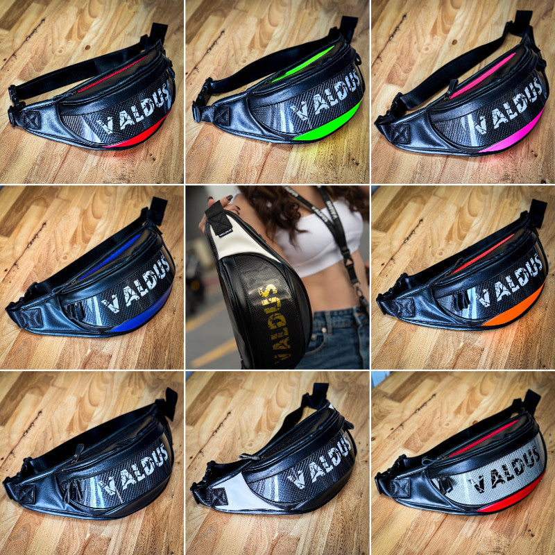 Valdus Motorcycle Rider Backpack｜Waist Bag｜Premium Leather Carbon Fiber｜High-Quality Riding Gear