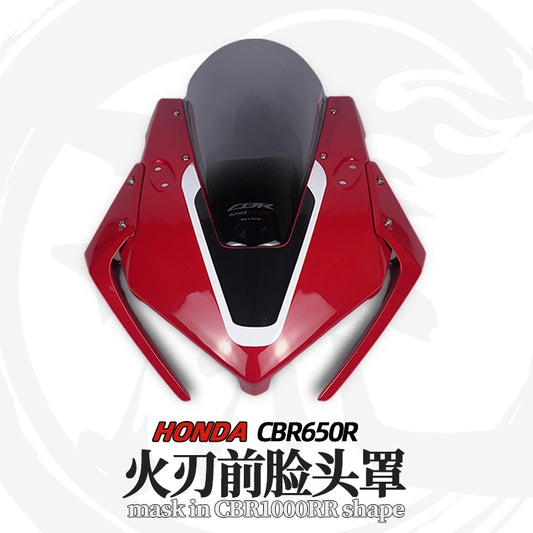 For Honda CBR650R Modified 1000RR-Style Front Fairing | with Racing Windshield | Fits year 2019-2023