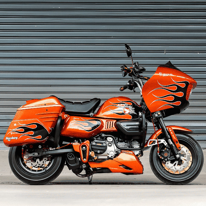For Honda Monkey125 modified Harley-Davidson RG Style Full Fairing kit image 5