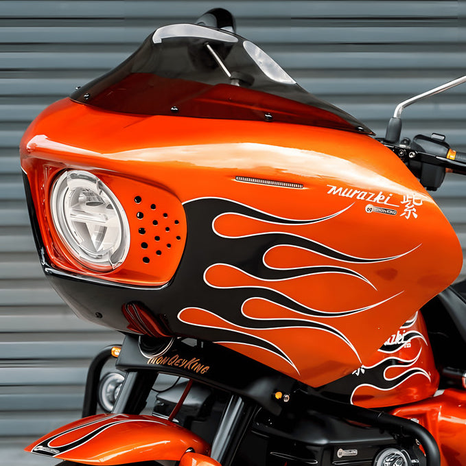 For Honda Monkey125 modified Harley-Davidson RG Style Mask and Windshield image 2