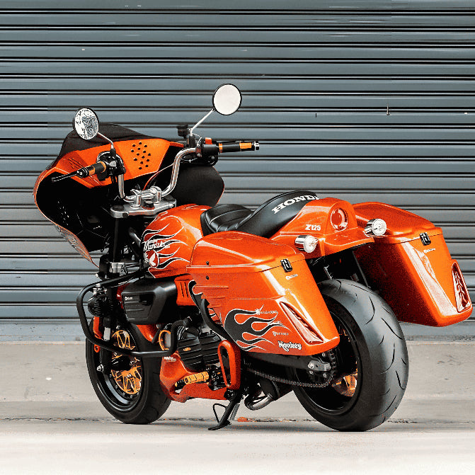 For Honda Monkey125 modified Harley-Davidson RG Style Full Fairing kit image 2